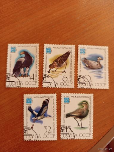1982 СССР фауна птицы серия MNH** (3-11)