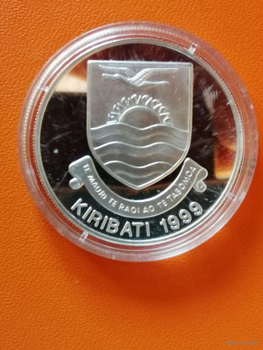 Кирибати 5 долларов, 1999 175th Anniversary - Discovery of the Marakei Islands, KM# 45