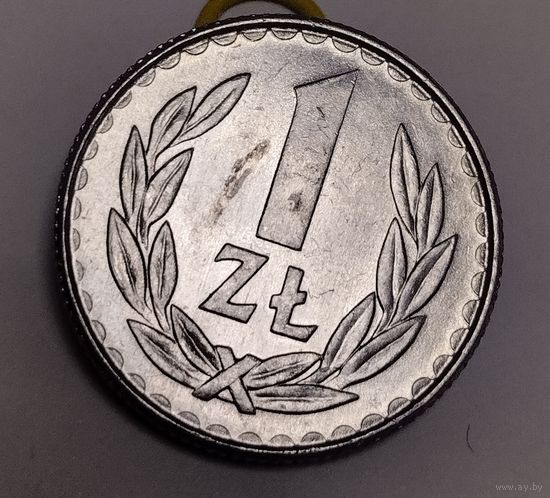 Польша 1 злотый, 1988