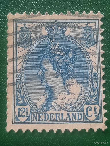 Нидерланды 1880. Королева Вильгельмина
