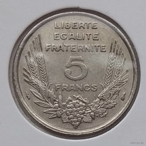 Франция 5 франков 1933 г. В холдере