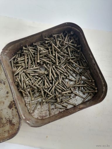 Гвозди латунные, прим. 350шт.