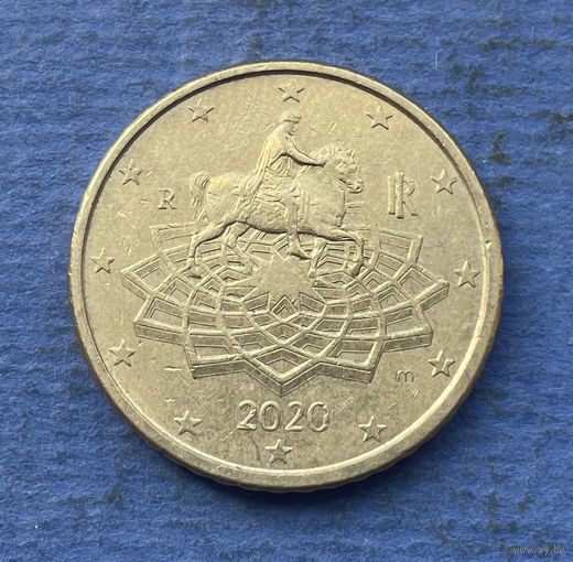 Италия 50 евроцентов 2020