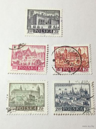 Польша 1960. Города Польши