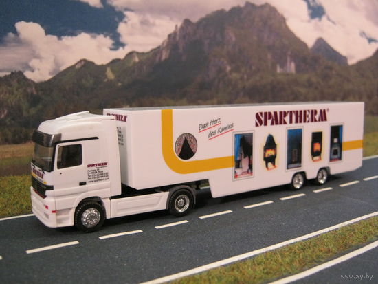 Модель грузового автомобиля Mercedes-Benz Actros (6). Масштаб HO-1:87.