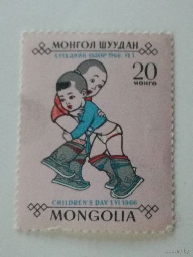 Монголия 1966. День детей.