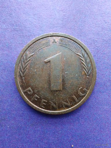 Германия ФРГ 1 пфенниг 1992 A