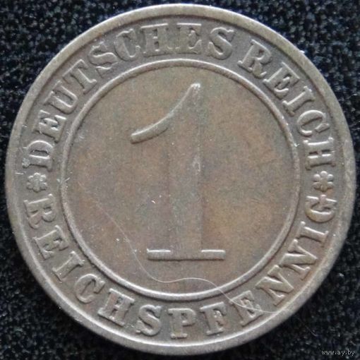YS: Германия, 1 рейхспфенниг 1934A, KM# 37 (1)