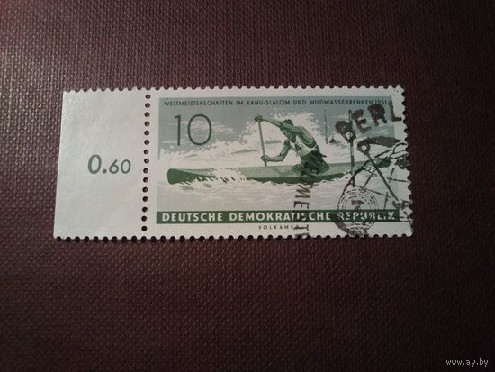 Германия.ГДР 1961 г.Гребля на каноэ ./23а/