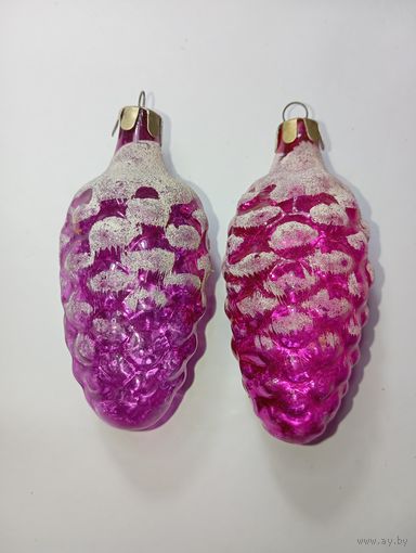 Ёлочная игрушки - шишки . СССР . С рубля