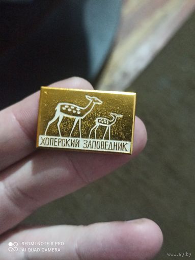 Значок хопёрский заповедник