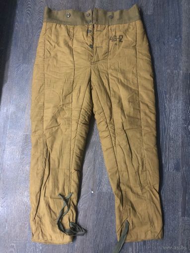 Штаны военные советские тёплые
