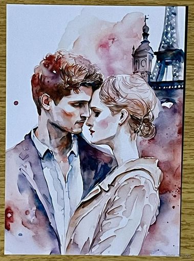 Открытка для посткроссинга чистая 10х15 см