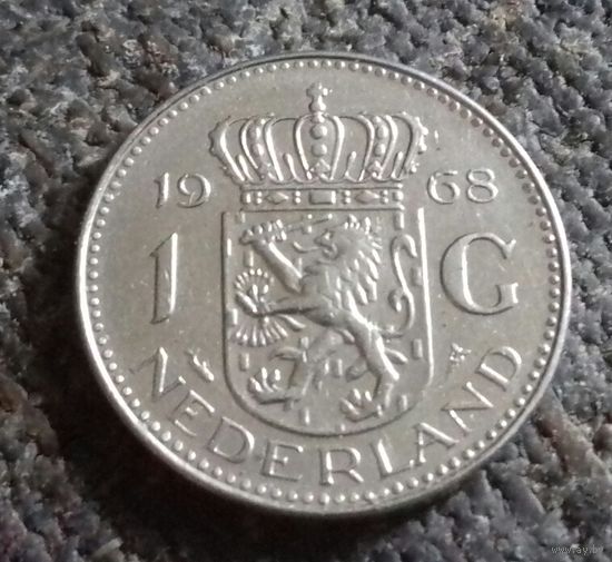1 гульден, Нидерланды 1968 г.