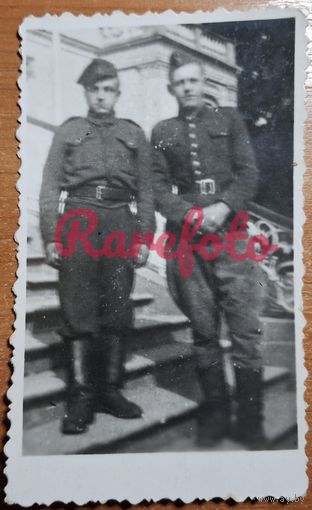1940-е Польские солдаты жовнеры жолнеры ретро фото