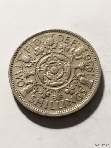 Великобритания 2 шиллинга 1956