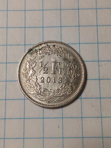 1.2 франк Швейцария 2013 год