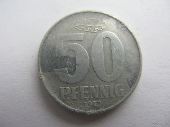 ГДР 50 пфеннигов 1972