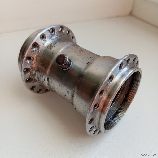 Втулка торпедо заднего колеса с масленкой велосипеда ММВЗ Минск В-114 1950х гг