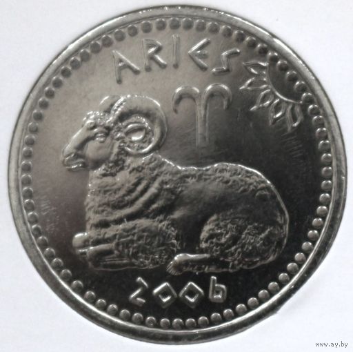 Сомалиленд 10 шиллингов 2006 год "Овен"