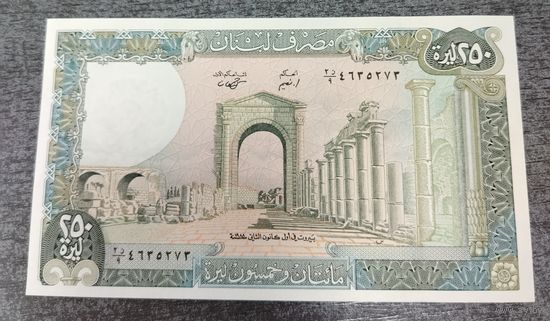 Ливан. 250 ливров. UNC