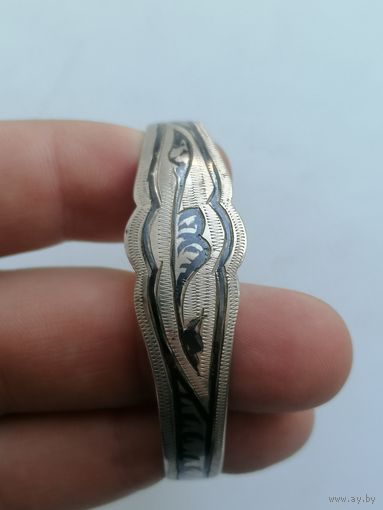 Браслет кубачи серебро 875 пробы