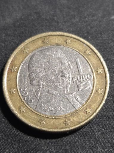 Австрия 1 евро 2002