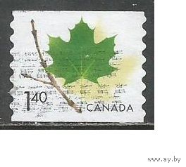 Канада. Символика. Кленовый лист. 2003г. Mi#2163 BD.