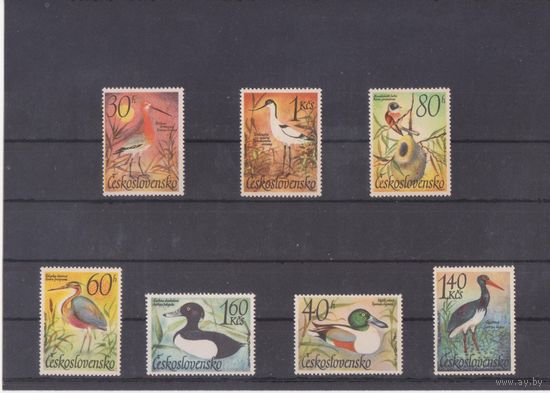 Чехословакия 1967 г. Фауна Птицы MNH Мих. 11