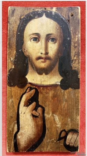 Господь Вседержитель, начало 20 века. Беларусь. Размер 16,3х8,3 см.