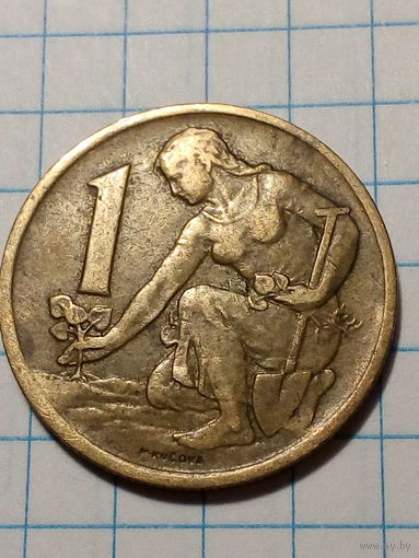 1 крона Чехословакия 1970 год