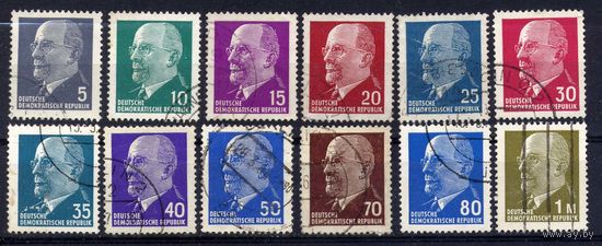Германия ГДР 1961, 1963 Вальтер Ульбрихт. Выпуски 1 - 12 . 845 - 47