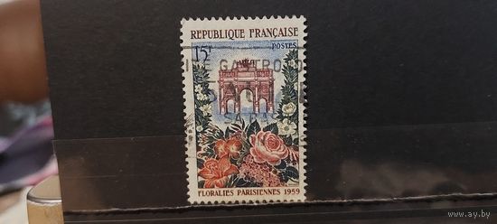 РАСПРОДАЖА ФРАНЦИЯ 1959г. Полная серия. Гаш.