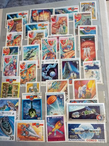 Марки. Космос.