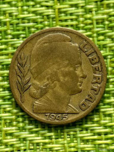 Аргентина 20 сентаво 1945 г