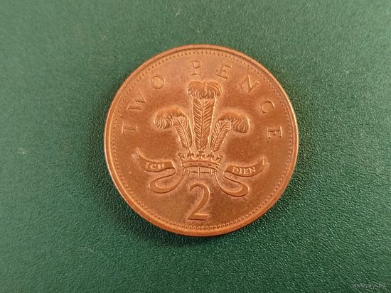 2 пенса Великобритания.