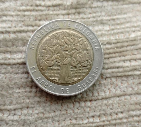 Werty71 Колумбия 500 песо 2005 биметалл