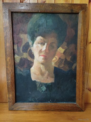 Портрет женщины. Холст, масло.