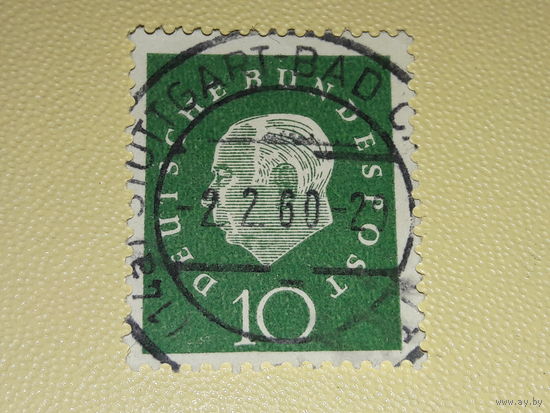 Германия ФРГ 1959 Стандарт. Теодор Хойс