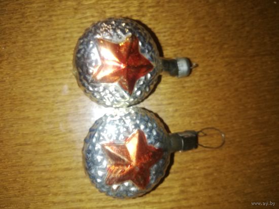 Елочная игрушка звезда СССР