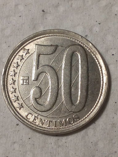 50 сантимо Венесуэла 2007 год