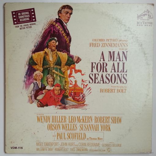 2LP Various – A Man For All Seasons (An Original Soundtrack Recording) (1967) Soundtrack, Dialogue