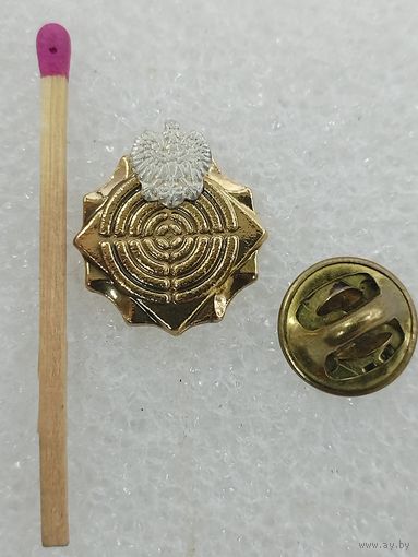 Знак-фрачник ПНР. За отличную стрельбу. тяжёлый, накладной, цанга