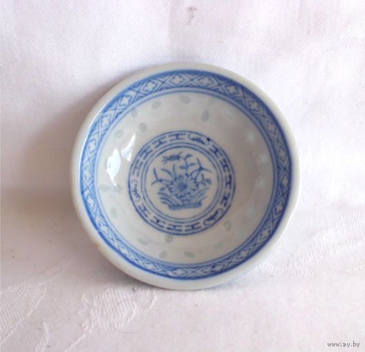 Пиала Блюдце Креманка Тарелка-розетка Рисовый фарфор Китай 6,7 см