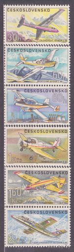 ЧЕХОСЛОВАКИЯ АВИАЦИЯ САМОЛЕТЫ ИСТОРИЯ МАРКИ 1967. ** (СЛ2