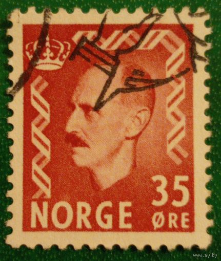 Норвегия 1951. Король Хокон VII