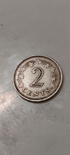 Мальта 2 цента 1972