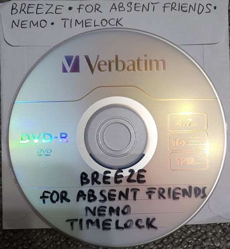 DVD MP3 дискография BREEZE, FOR ABSENT FRIENDS, NEMO, TIMELOCK - 1 DVD