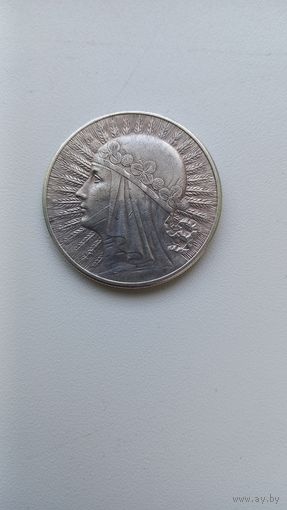 Ядвига  Польша 10 злот 1932г.
