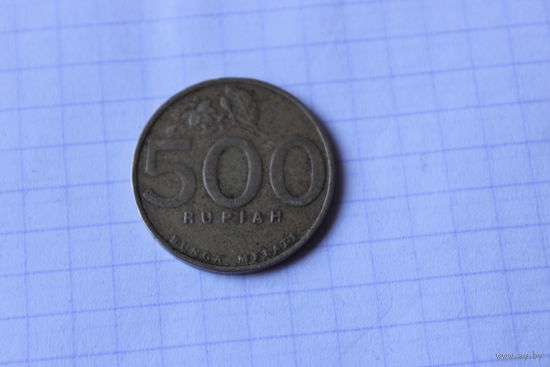500 рупий индонезийских  2001года